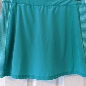 Soybu Golf Skort M Turquoise With Stripes